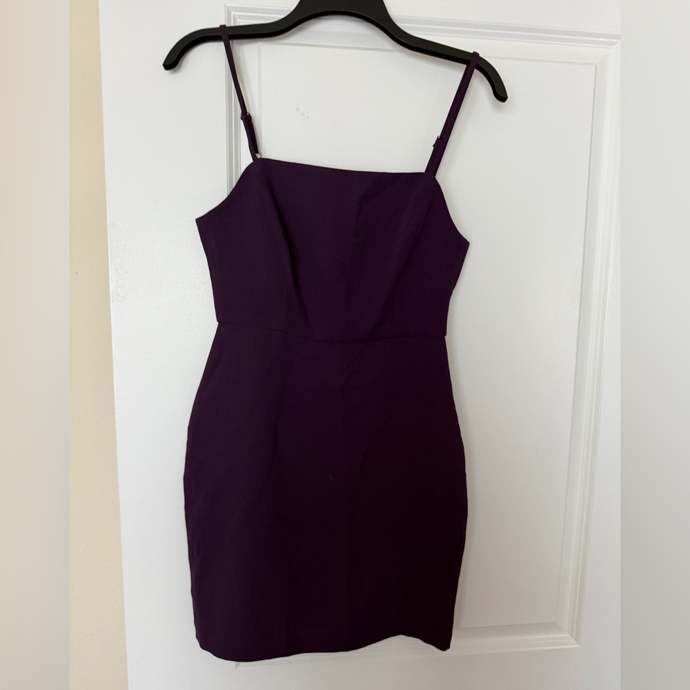 BCBG plum purple mini dress formal semi formal